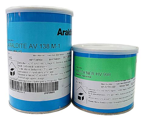 AralditeAV138M/HV998双组份膏状环氧胶粘剂1.4kg